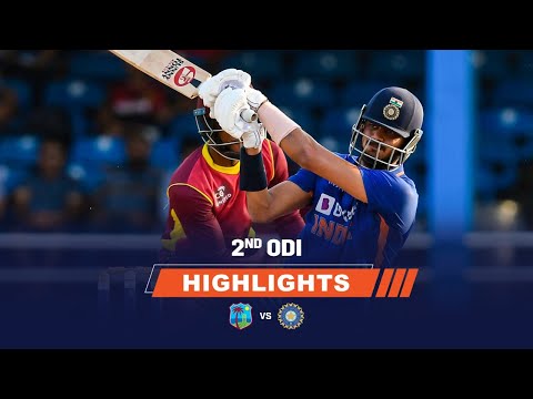 WI v IND | 2nd ODI Highlights | India Tour of West Indies | Watch LIVE on FanCode