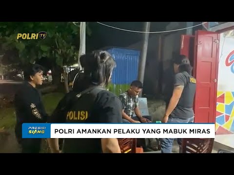 TEAM TARSIUS POLRES BITUNG AMANKAN PELAKU MABUK YANG MERESAHKAN WARGA