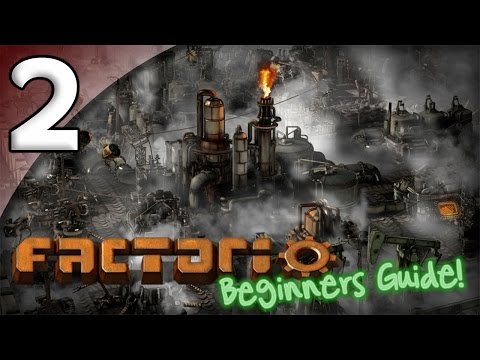 Factorio Beginner's Guide - 2. Steam Engines & Electricity - Let's Play Factorio Gameplay