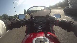 preview picture of video 'Driving my Kawasaki EX500 (gpz500s) through Dordrecht'