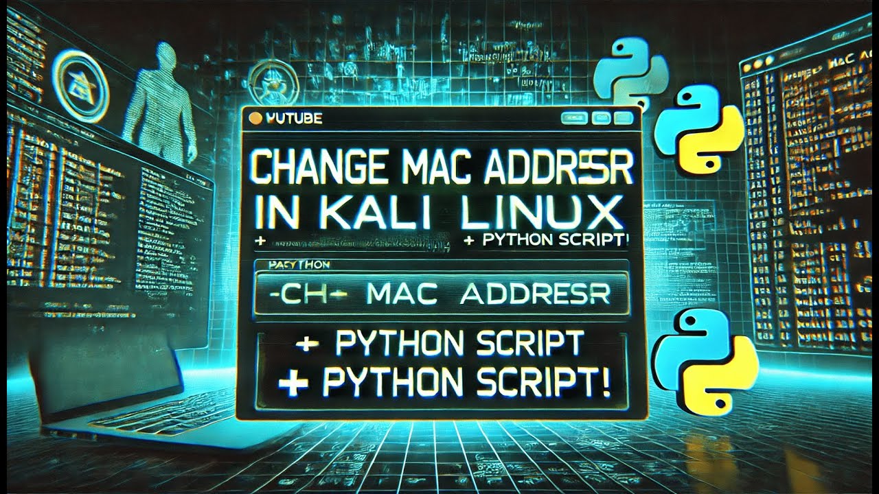 Change MAC Address in Kali Linux with Python Script | Ethical Hacking Tutorial | Cyber Nation