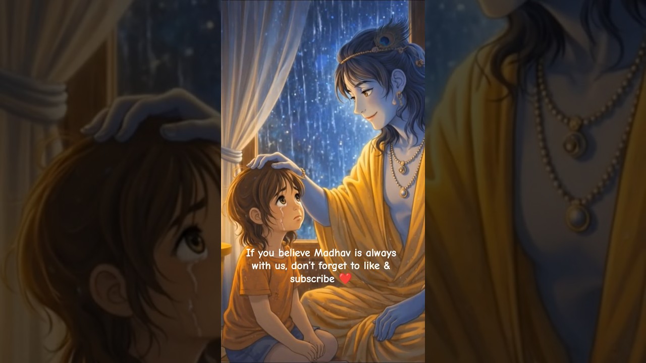 I Am Alone… But Krishna Is With Me ❤️🙏#asmr#aianimation#animation #madhav#ghibli#ai#newvideo#newreel