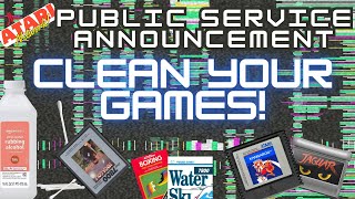 CLEAN YOUR ATARI CARTRIDGES