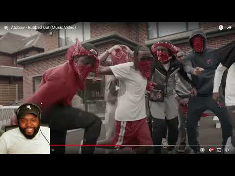 HE STILL ON DIGGA D ARSE! CHICAGO DUDES REACTION TO AbzSav - Rubbed Out (Music Video)