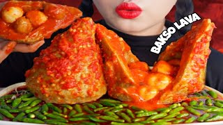 Download lagu ASMR 2 BAKSO LAVA TABUR 100 CABE RAWIT | PEDASNYA GAK NGOTAK 🔥 mp3