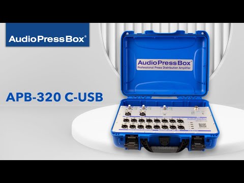 Активный портативный аудио-сплиттер (пресс-бокс) AudioPressBox APB-320 C-USB