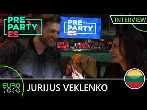 LITHUANIA EUROVISION 2019: Jurij Veklenko - 'Run With The Lions' (INTERVIEW) | ES Pre-Party Madrid