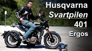 2020 Husqvarna Svartpilen 401 Ergonomics & Rider Fit