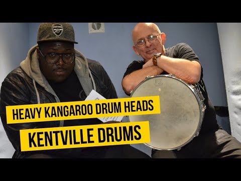 Kentville Drums Kangaroo Hide Drum Heads with legendary guest, Mark Fletcher