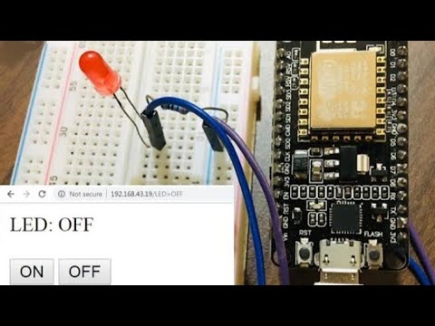 Build an ESP8266 Web Server with Arduino IDE - Code and Schematics