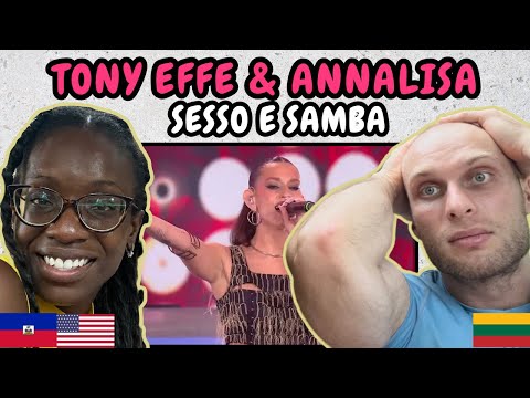 REACTION TO Tony Effe & Gaia - SESSO E SAMBA (Live at Tim Summer Hits 2024) | FIRST TIME WATCHING