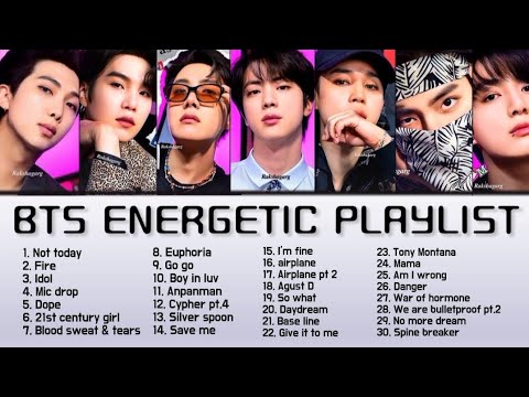 BTS ENERGETIC PLAYLIST | 방탄소년단의 에너제틱한 플레이리스트