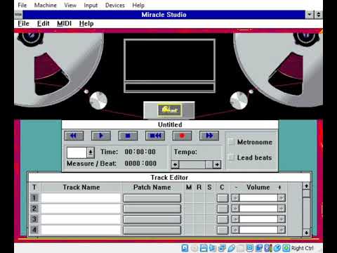 The Miracle Piano Teaching System (PC) Test in VirtualBox
