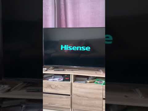 Unboxing and Watching a Hisense Smart TV 43 inches