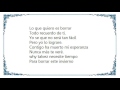 La Mafia - No Es Tan Facil Lyrics
