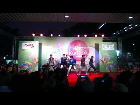 120428 Millennium Boys cover EXO at Hello Korea [MAMA]