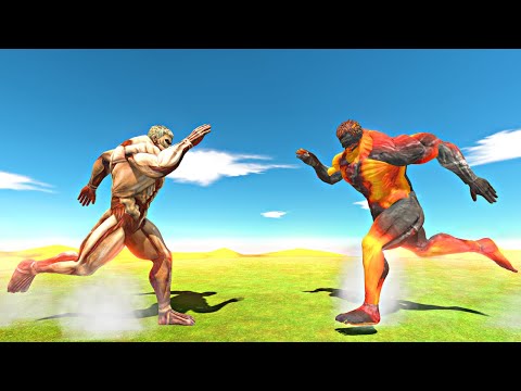 Armored Titan vs Magma Itself - Animal Revolt Battle Simulator