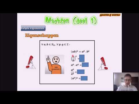 (4) Machten & wortels: 2. Gehele exponenten (definitie - eigenschappen - tekenregels)