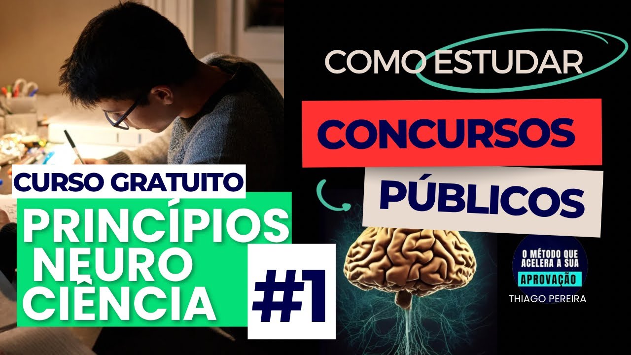 Como ESTUDAR e ser APROVADO em CONCURSOS PÚBLICOS | Aula 1 - Thiago Pereira - 3P Aprovação