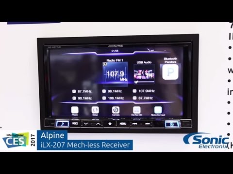 Alpine iLX-207 - Apple CarPlay and Android Auto Car Stereo-video