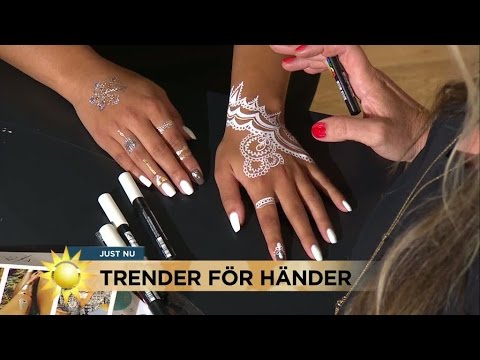 Handsmyckning och nageltrender - Nyhetsmorgon (TV4)