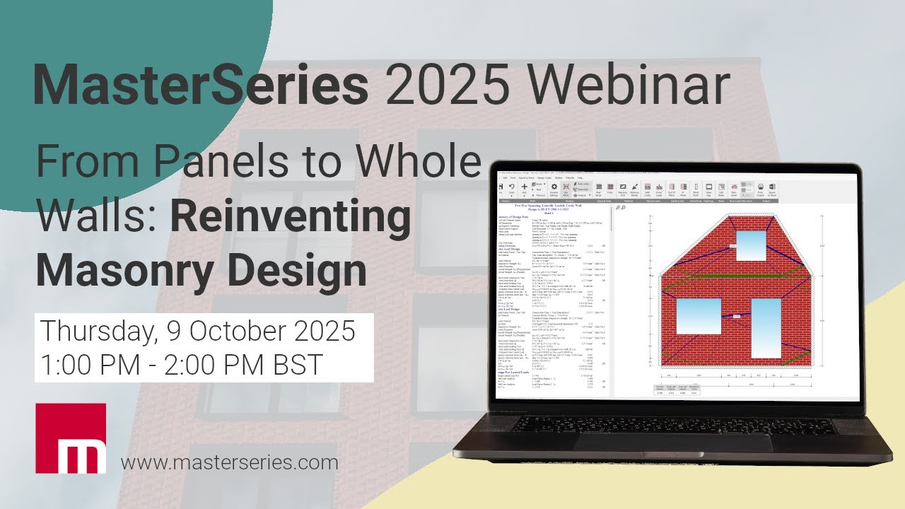 From Panels to Whole Walls: Reinventing Masonry Design in MasterSeries 2025