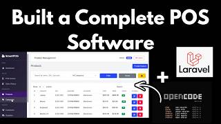 How I Built a Complete POS Software with Laravel + MySQL Using AI — 100% FREE!