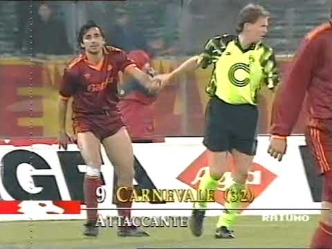 02/03/1993 Uefa Cup Quarter Final 1st leg AS ROMA v BORUSSIA DORTMUND