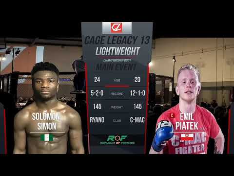 Emil Piatek V Soloman Simon 2