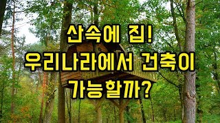 산속의 집? 펜션? 레스토랑? 법적으로 가능한지에 대해