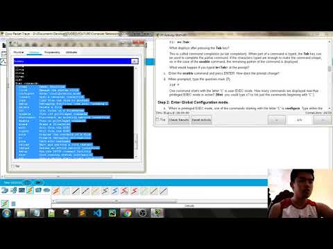 CCNA1 PKT | 2.1.4.6 Packet Tracer - Navigating the IOS