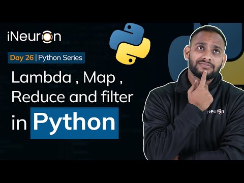 Lambda Map Filter Reduce Python Tutorial Hindi Day 26