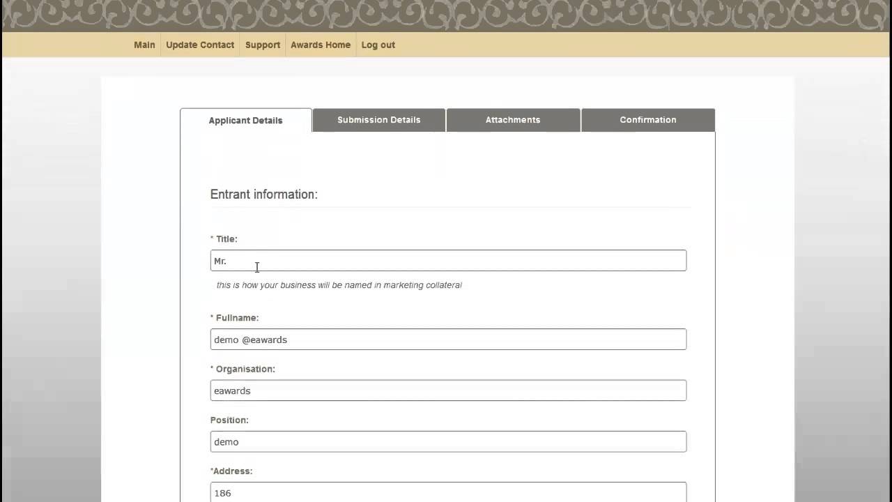 Submissions Process Video Tutorial