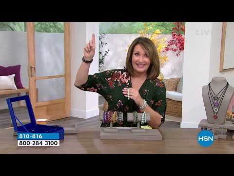 Jade of Yesteryear Jade, Black Agate and CZ Beaded Stret...