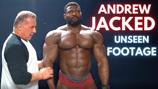 Andrew Jacked Posing with Milos Sarcev & Flex Wheeler | Regan Grimes & Logan Franklin