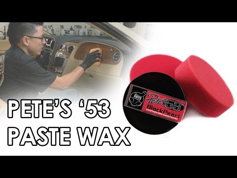 Pete's '53 Black Pearl Paste Wax - Chemical Guys Car Care