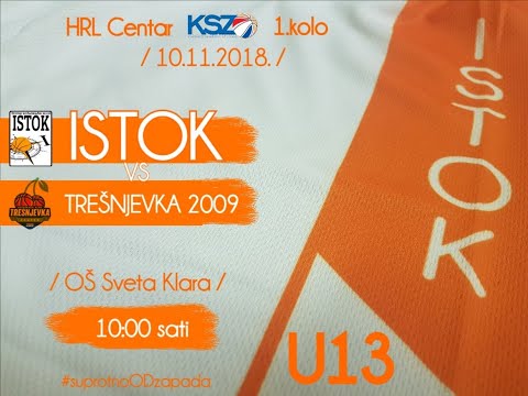 U13 HRL Centar 1.kolo Istok Trešnjevka 10 11 2018