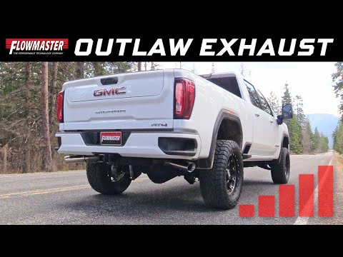 2020-2021 GM 2500HD/3500HD Gas 6.6L - Outlaw Exhaust System - 818112