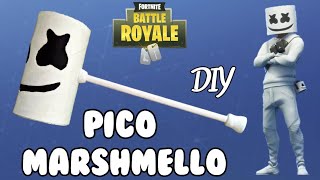 como hacer el pico de marshmello fortnite - fortnite marshmello pico