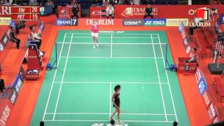 Tine Baun (DEN) VS Petya Nedelcheva (BUL) Djarum Indonesia Open 2012