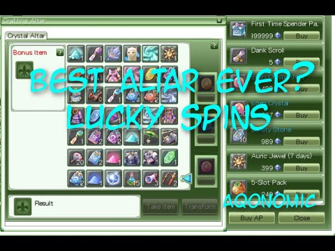 DOUBLE LOOT CRYSTAL ALTAR | Finally Hit It! | Aqonomic