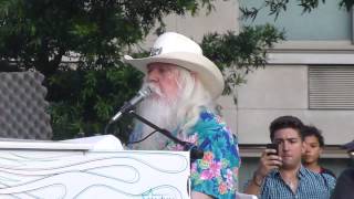 Leon Russell - Sweet Emily 7-10-13 Rockefeller Park, NYC