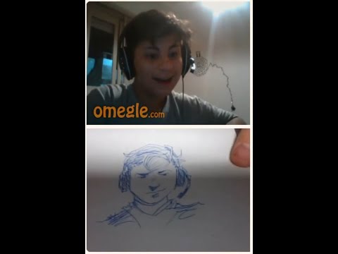 Dibujando a personas aleatorias en Omegle - 18