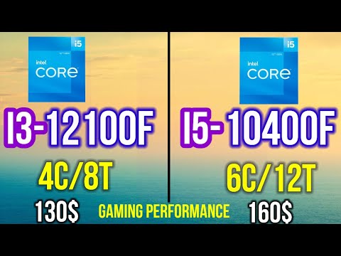 I3-12100 F VS I5-10400 F WITH RTX 3080 10GB ON 1080P BEST BUDGET AND CHEAP CPU IN 2022 FOR GAMING