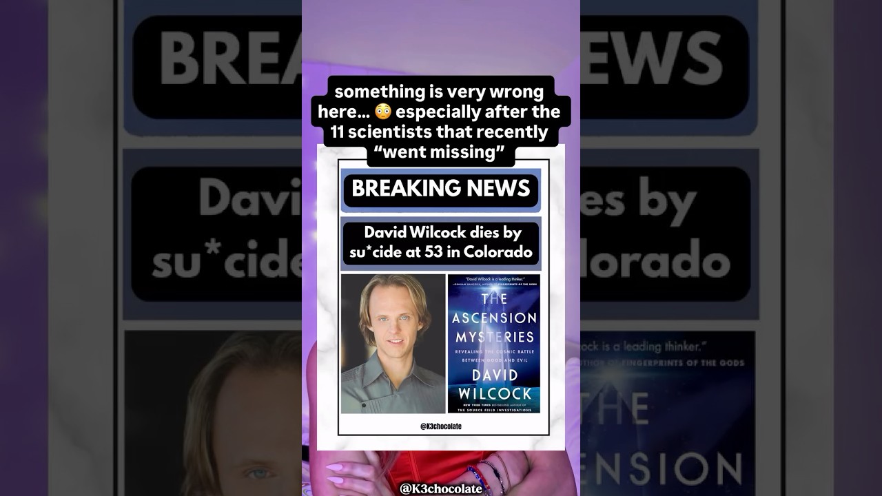 this is disturbing to say the least… 😳 #news #nasa #davidwilcock #scientists #ufos