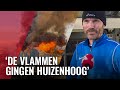 Brand in loods in West
