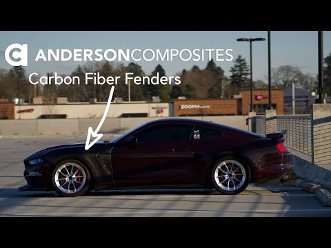Anderson Composites carbon fiber fenders review (2018 mustang)