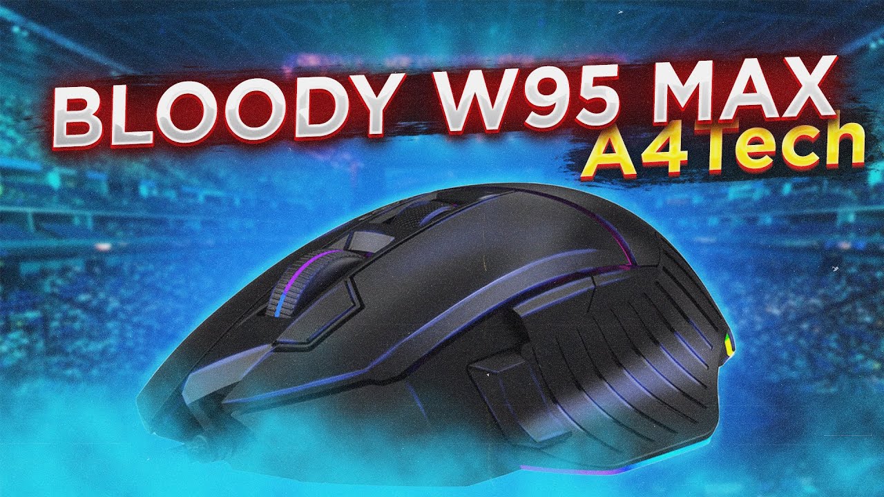 Миша ігрова A4Tech W95 Max Bloody, колір чорний, активоване ПЗ