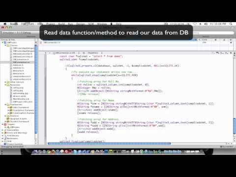 Reading Data From Sqlite Database In Xcode