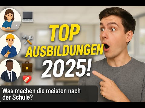 Top Ausbildungsberufe 2025 - Die Zukunft der Berufe